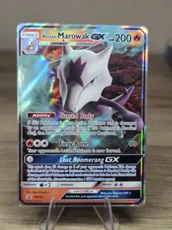 Alolan Marowak GX Promo Pokemon Sun And Moon SM Promos SM187 - Image 1