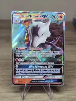 Alolan Marowak GX Promo Pokemon Sun And Moon SM Promos SM187 - Image 3