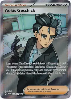 Pokemon Aokis Geschick Full Art Prismatische Entwicklungen 139/131 NM Deutsch - Image 1