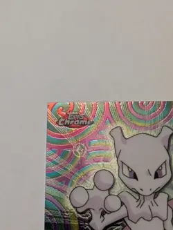 2000 Pokemon Topps Chrome Mewtwo #150 TV Animation Edition Holo Foil LP/NM - Image 2
