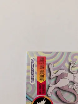 2000 Pokemon Topps Chrome Mewtwo #150 TV Animation Edition Holo Foil LP/NM - Image 4