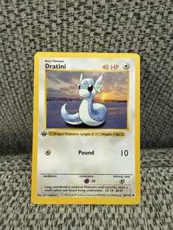 1999 POKEMON SET 1ST EDITION #26/102 DRATINI - Image 1