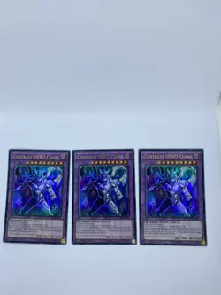 3 X Contrast HERO Chaos Structure Deck: HERO Strike Ultra Rare SDHS-EN041 - Image 1