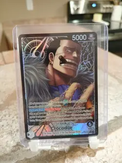 One Piece TCG Crocodile Alt Art Leader OP14-079 The Azure Sea’s Seven English - Image 1