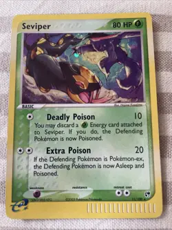 Pokemon TCG Seviper 11/100 Holo Rare Near Mint Condition 2003 Vintage Card - Image 1