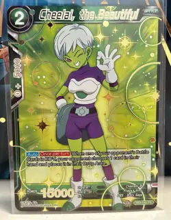 Dragon Ball Super CCG Card Gold Stamp Foil Cheelai The Beautiful (TB3-045) - Image 1