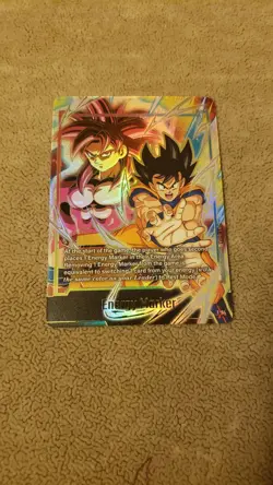 Energy Marker (E-94) (Gold) Son Goku- Fusion World Promotion Card LP/NM - Image 1