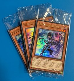 Yugioh BACKUP & IGNISTER LART-EN080 3 Card Playset Factory Sealed - Image 1