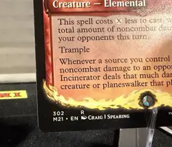Chandra's Incinerator (Showcase) R Core Set 2021 302 Rare - Image 3