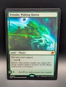 MTG - Evendo, Waking Haven - Land (G)(Planet) - EOE #253 - Mythic - NM - Image 1