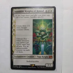 Summon: Knights of Round MTG Final Fantasy 0036 Mythic- Magic the Gathering - Image 1