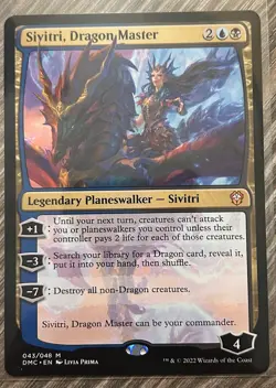 Magic The Gathering Sivitri, Dragon Master DMC #043 NM MTG - Image 1
