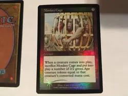 1X MONKEY CAGE FOIL / SP / MERCADIAN MASQUES / REAL PICS / WRONGWAY052 - Image 4