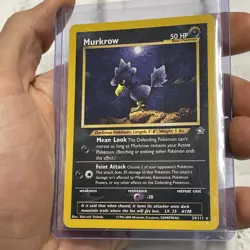 Pokemon Card - Murkrow Neo Genesis 24/111 Rare Vintage Nintendo NM Pokemon WOTC - Image 2