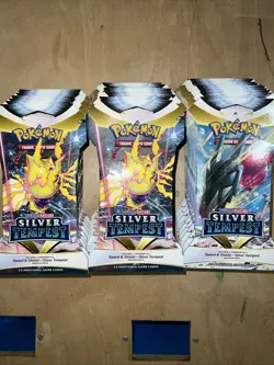 x30 Silver Tempest Sleeved Booster Pack Lot POKEMON TCG - Image 1