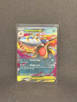 Pokemon TCG Phantasmal Flames - Mega Sharpedo Ex 61/94 NM/M - Image 1
