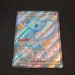 Pokemon TCG Mew EX 216/091 Paldean Fates Full Art Shiny Ultra Rare - Image 2