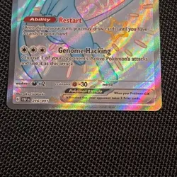 Pokemon TCG Mew EX 216/091 Paldean Fates Full Art Shiny Ultra Rare - Image 4