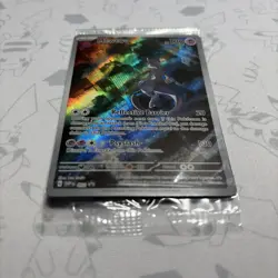 Pokemon Sealed Mewtwo 52 Black Star Promo SVP 151 Rare Full Art Chase New Holo - Image 2
