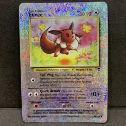 2002 Pokemon Legendary Collection Eevee Reverse Holo #74/110 MP - Image 1