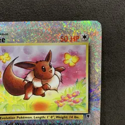 2002 Pokemon Legendary Collection Eevee Reverse Holo #74/110 MP - Image 3