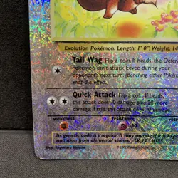 2002 Pokemon Legendary Collection Eevee Reverse Holo #74/110 MP - Image 4