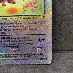 2002 Pokemon Legendary Collection Eevee Reverse Holo #74/110 MP - Image 5