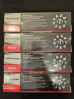 Pokemon Prismatic Evolutions Sam’s Club Surprise Box Booster Bundle Lot Of 4! - Image 3