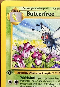 Butterfree 33/64 Jungle Set 1st Edition 1999 Vintage Pokemon TCG - Image 2