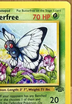 Butterfree 33/64 Jungle Set 1st Edition 1999 Vintage Pokemon TCG - Image 5