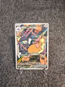Pokemon TCG Team Rocket's Raticate - 202/182 - SV10: Destined Rivals (DRI) LP - Image 1