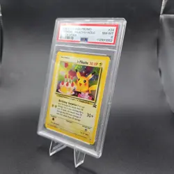Birthday Pikachu #24 - Black Star Promo - PSA 8 🎂🎈 SWIRL🌀 - Image 3