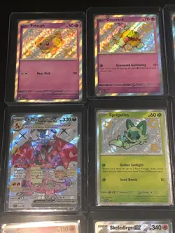 Pokemon Lot of 15 Black Star Promo Full Art Shiny & Baby Shiny Paldean Fates TCG - Image 2