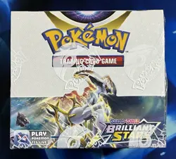 Pokemon 2022 Sword & Shield Brilliant Stars Booster Box TCG Sealed Nm Mint - Image 1