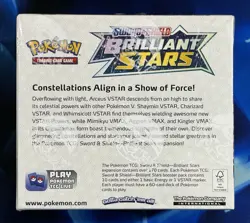 Pokemon 2022 Sword & Shield Brilliant Stars Booster Box TCG Sealed Nm Mint - Image 3