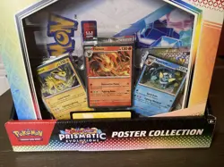 Pokemon Prismatic Evolutions Poster Collection Sealed Full Display Case Lot Of 6 - Image 1