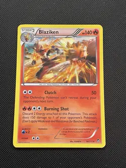 Blaziken 14/111 Holo Rare XY Furious Fists Pokemon TCG MP - Image 1