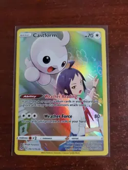Castform Full Art TG11/TG30 Ultra Rare Lost Origin Pokemon TCG - Image 1