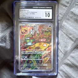 Pokemon Brute Bonnet 077/066 Ancient Roar Art Rare CGC 10 Japanese 2023 120HP - Image 1