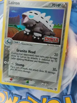 Lairon 32/108 EX Power Keepers Reverse Holo Stamp Pokemon - Image 4