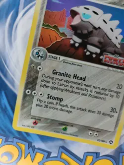 Lairon 32/108 EX Power Keepers Reverse Holo Stamp Pokemon - Image 5