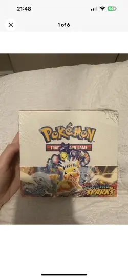 Pokemon Surging Sparks Booster Box Sealed Smal Dents In Corner See Photos - Image 1