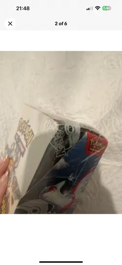 Pokemon Surging Sparks Booster Box Sealed Smal Dents In Corner See Photos - Image 2