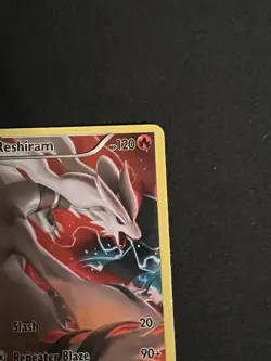 Reshiram XY74 Full Art Holo XY Black Star Promo Pokemon English LP - Image 4