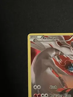 Reshiram XY74 Full Art Holo XY Black Star Promo Pokemon English LP - Image 5