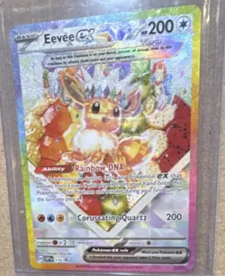 Pokemon Eevee ex 174 SVP Scarlet & Violet Promo EX Holo Card - Image 1