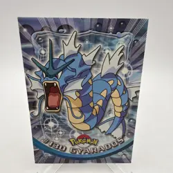 Pokemon Card Gyarados #130 TOPPS Series 3 TV Animation Non Holo Blue Logo LP+ - Image 1