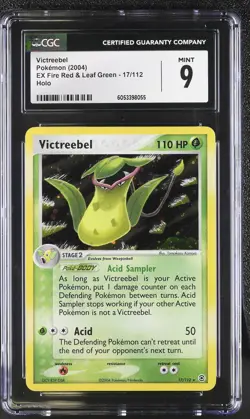 CGC 9 MINT Victreebel 2004 EX Fire Red & Leaf Green 17/112 Holo Pokemon Card - Image 1