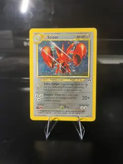 Scizor 10/75 Neo Discovery 2001 Holo Rare WOTC Pokemon Card TCG - NM - Image 1