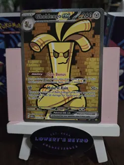 Gholdengo ex 252/182 Pokemon Card Sv04: Paradox Rift Set Holo - Image 1